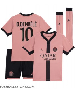 Günstige Paris Saint-Germain Ousmane Dembele #10 3rd trikot Kinder 2024-25 Kurzarm (+ Kurze Hosen)
